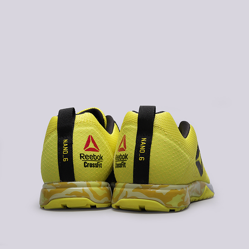 мужские желтые кроссовки Reebok R Crossfit Nano 6.0 AR3295 - цена, описание, фото 4